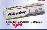 Pepsodent Complete8 Toothpaste-130gm