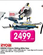 Ryobi 2000W 254mm Sliding Mitre Saw(CSS-2000L)