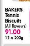 Bakers Tennis Biscuits-12x200g