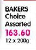 Bakers Choice Assorted-12x200g
