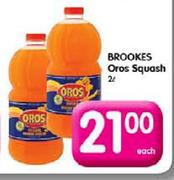 Brookes Oros Squash-2ltr Each