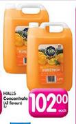 Halls Concentrate-5ltr Each