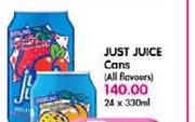 Just Juice Cans-24x330ml