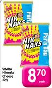 Simba Niknaks Cheese-200g Each