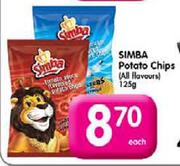 Simba Potato Chips-125g Each