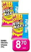 Simba Niknaks Cheese -200g Each