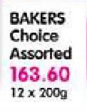 Bakers Choice Assorted - 12X200g