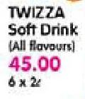 Twizza Soft Drink(All Flavours)-6X2Ltr 