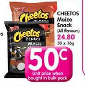 Cheetos Maize Snack(All Flavours)-50X16g 