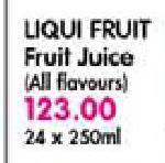 Liqui Fruit Juice(All Flavours)-24X250ml