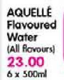 Aquelle Flavoured Water (All Flavours)-6x500ml