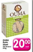 Quma Rusks Sliced (All Flavours)-450gm Each