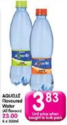 Aquelle Flavoured Water(All Flavours)-500Ml