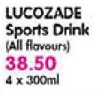 Lucozade Sports Drink(All Flavours)-4x300Ml