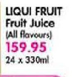Liqui Fruit Fruit Juice(All Flavours)-24x330Ml