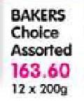 Bakers Choice Assorted-12 x 200g