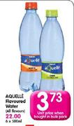 Aquelle Flavoured Water - 500ml Each