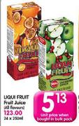 Liqui Fruit Juice - 250ml Each