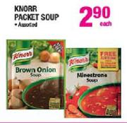 Knorr Packet Soup Assorted-Each