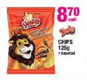 Simba Chips Assorted-125g Each