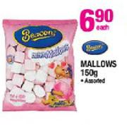Beacon Mallows Assorted-150g Each