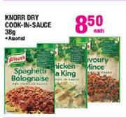 Knorr Dry Cook-In-Sauce Assorted-38g Each