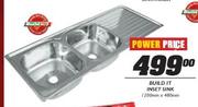 Build It Inset Sink-1200mm x 480mm