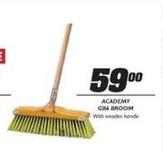 Academy GB6 Broom With Wooden Handle