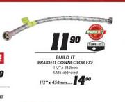 Build It Braided Connector FXF-1/2"x350mm