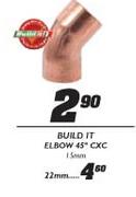 Build It Elbow 45" CXC-15mm