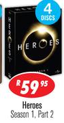 Heroes Season 1 Part 2 DVD-4 discs