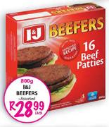I & J Beefers-800gm