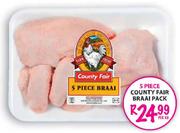 County Fair Braai Pack-5 Piece Per kg