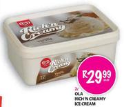 Ola Rich 'N Creamy Ice Cream-2Ltr