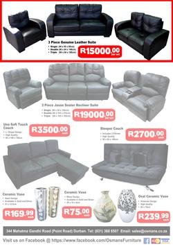 Osman's  Furniture : Incredible Specials (15 Aug - While stocks last), page 3