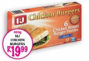 I&J Chicken Burgers-400g 