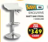 Exclusive Matt Bar Stool