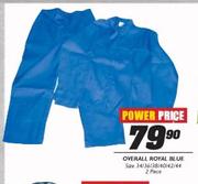 Overall Royal Blue-2 Piece