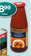 Pot O' Gold Tomato Passata Pasta Sauce-720ml