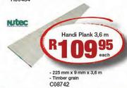 Nutec Handi Plank 3.6m(C08742)-Each
