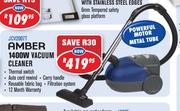 Amber 1400W Vacuum Cleaner (JCV2007T)