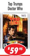 Nintendo Wii Top Trumps Doctor Who