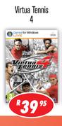 PC Games Virtua Tennis 4