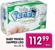 Baby Panda Nappies LRG-4X25's