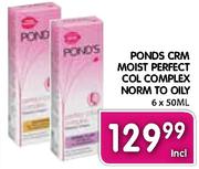 Ponds CRM Moist Perfect Col Complex Norm To Oily-6X50ml