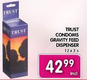 Trust Condoms Gravity Feed Dispenser-12x3's
