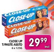 Close Up T/Paste Asstd-6X125g