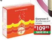Gurosan C 30 Effervescent Tablets