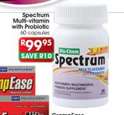 Spectrum Multi-Vitamin With Probiotic-60 Capsules