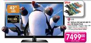 LG 42"(107cm) 3D Full HD LED TV plus 3D Starter Pack(42LW4500)